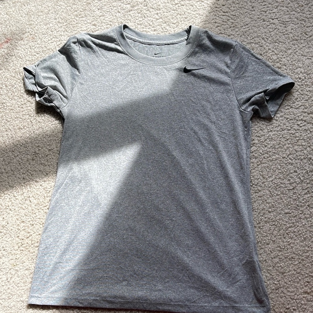 Grey Nike Running Tee